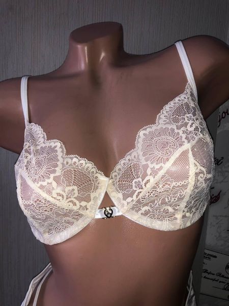 Комплект жіночої білизни з поясом Obsessive Молочний L/XL. Можливе пошиття за Вашими мірками, забарвлення в асортименті 874-SEG-2 фото